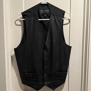 Leather vest